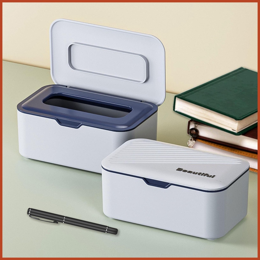 Wet Wipe Holder Dustproof Wipes Container Wipe Holders with Lids Wipes