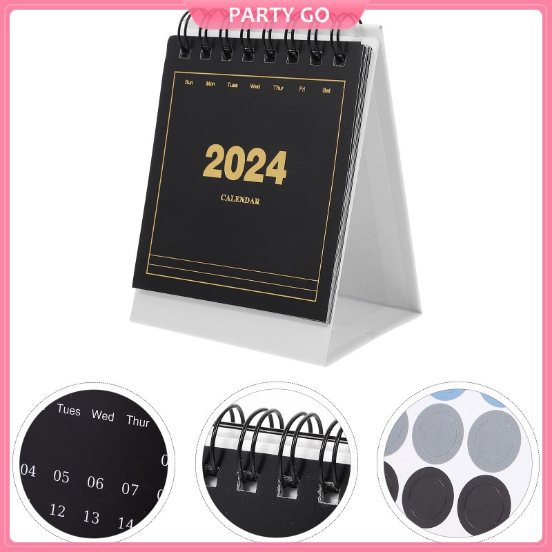 Desk Flip Calendar Small Mini Desktop 2023 Decor Office uiran Shopee Malaysia