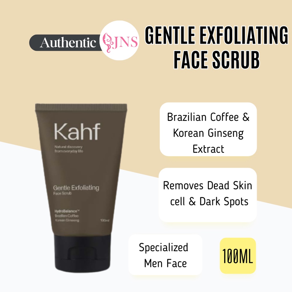 Kahf Gentle Exfoliating Face Scrub/Dark Spot Remover (100ml) Shopee