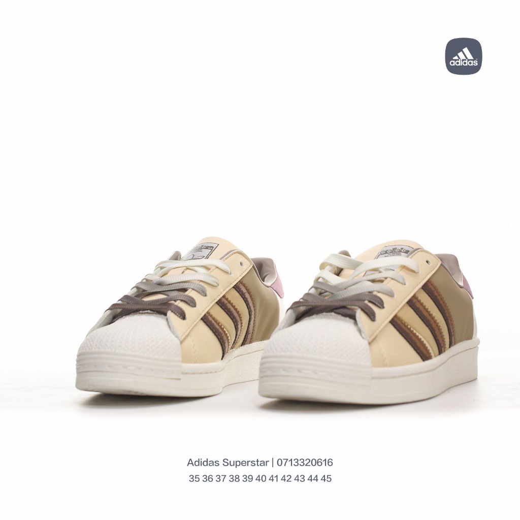 Adidas superstar femme outlet marron