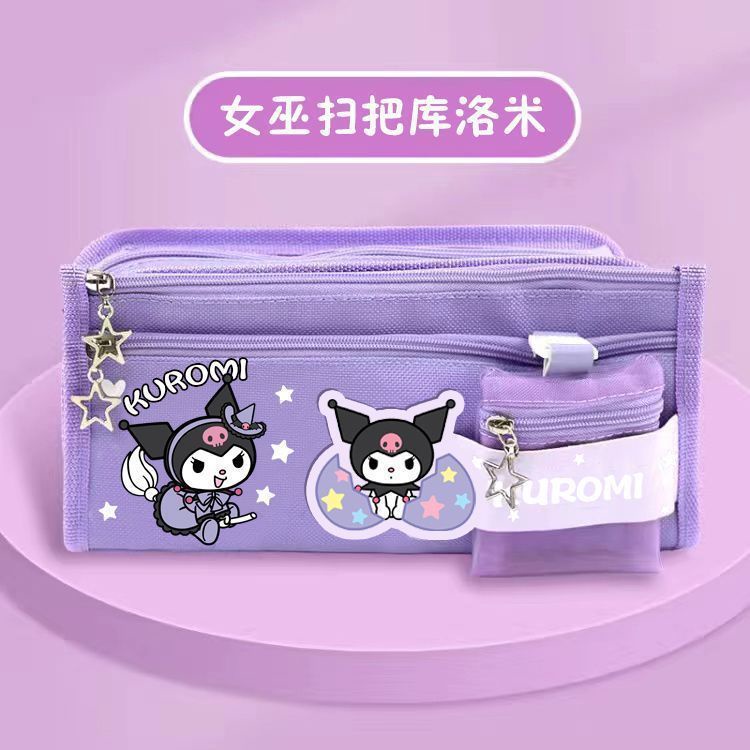 Kuromi Bag Case top Pouch Bag with Pockets Sanrio