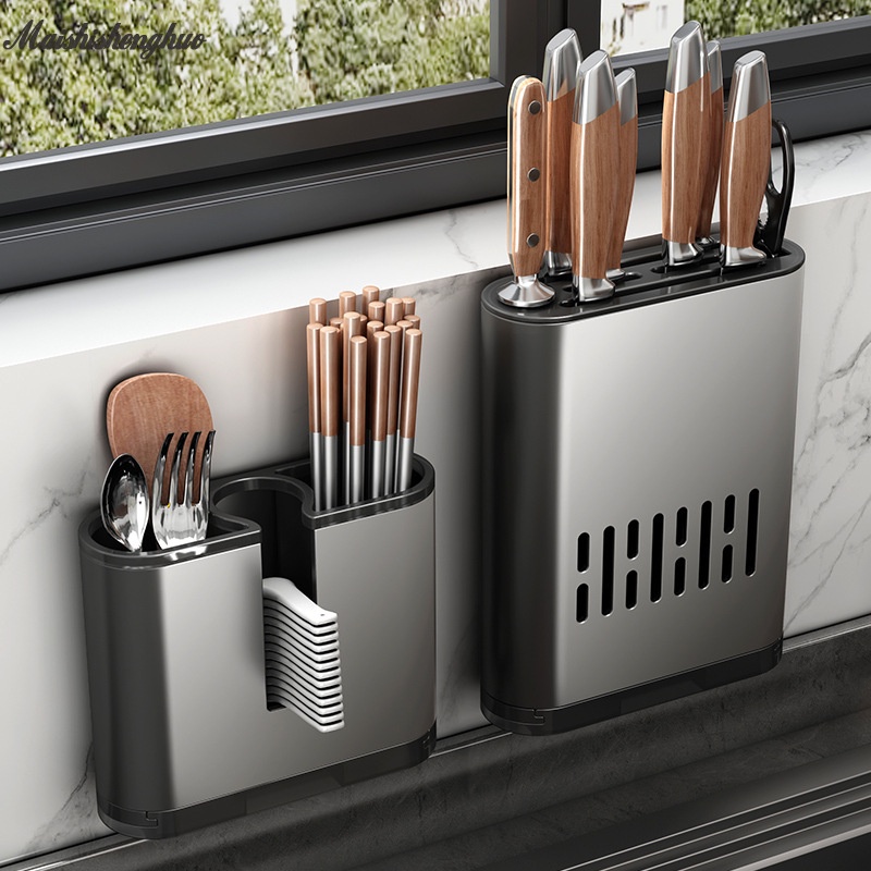 MSSH Kitchen knife holder chopsticks cage rack household ...