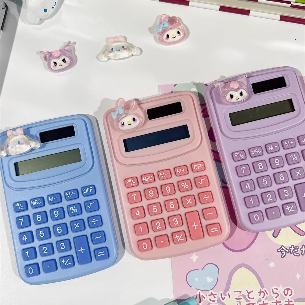 Sanrio Calculator Kuromi Melody Cinnamoroll Portable Math Tools Student ...