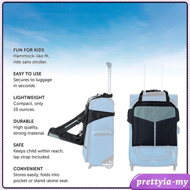 [PrettyiaMY] Seat,Child Carrier for Luggage Trolley,Portable with Seat