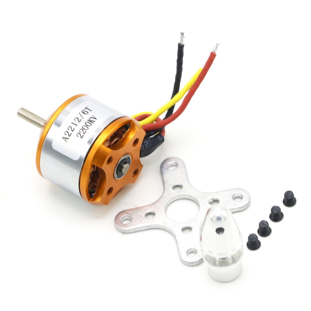 Moteur Brushless Rc Moteur Brushless RiToEasysports Ensemble De Moteur D'avion RC 2200KV Avec