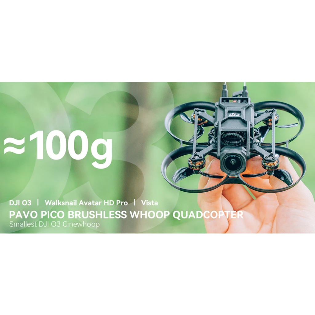 BETAFPV Pavo Pico Brushless Dji O3 Quadcopter F4 20A AIO Flight Controller  V3 Suit DJIO3 HD Digital VTX FPV Drone | Shopee Malaysia