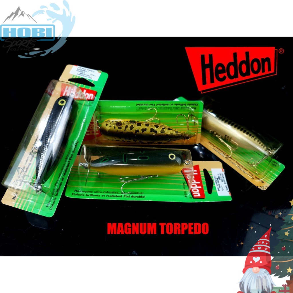 LURE ((𝐇𝐎𝐓 ❗❗ ))(( USA )) Heddon Magnum Torpedo Lure Top water action yg  sesuai utk haruan / toman/sebarau dll 𝓛𝓤𝓡𝓔
