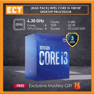  Intel Core i5-10400F Desktop Processor 6 Cores up to 4.3 GHz  Without Processor Graphics LGA1200 (Intel 400 Series chipset) 65W, Model  Number: BX8070110400F : Electronics