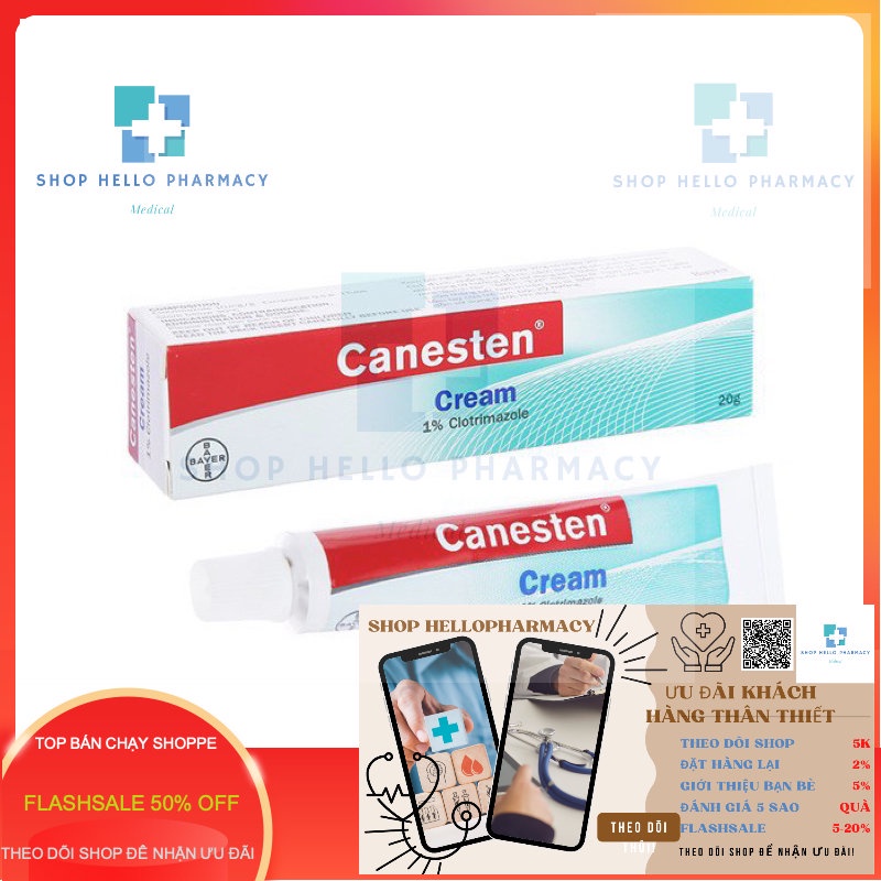 Canesten Cream Fungal Topical Cream 20g Shopee Malaysia 9057