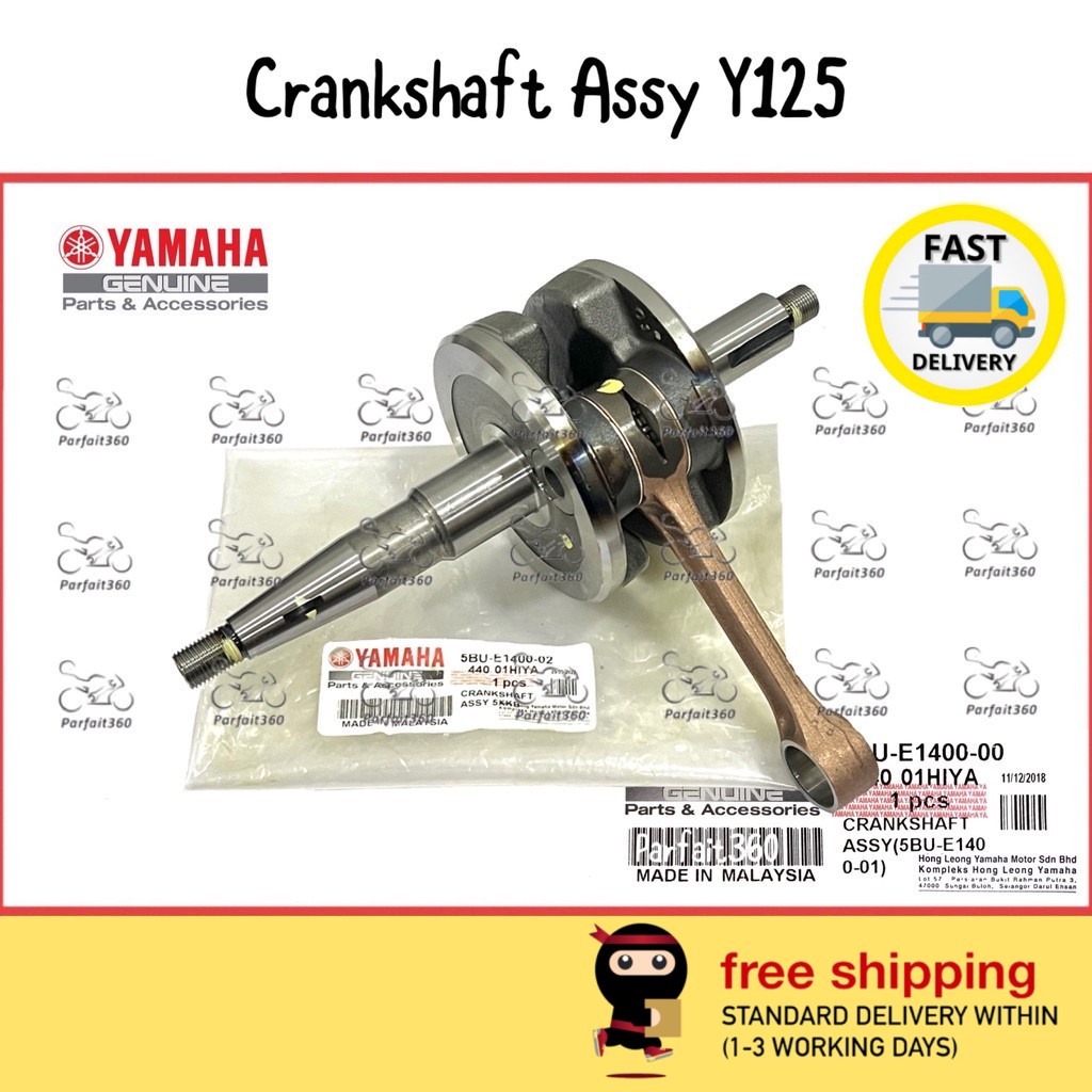 5BU-E1400 Y125ZR Crankshaft Assy / Crank Shaft 100% HLY | Shopee Malaysia