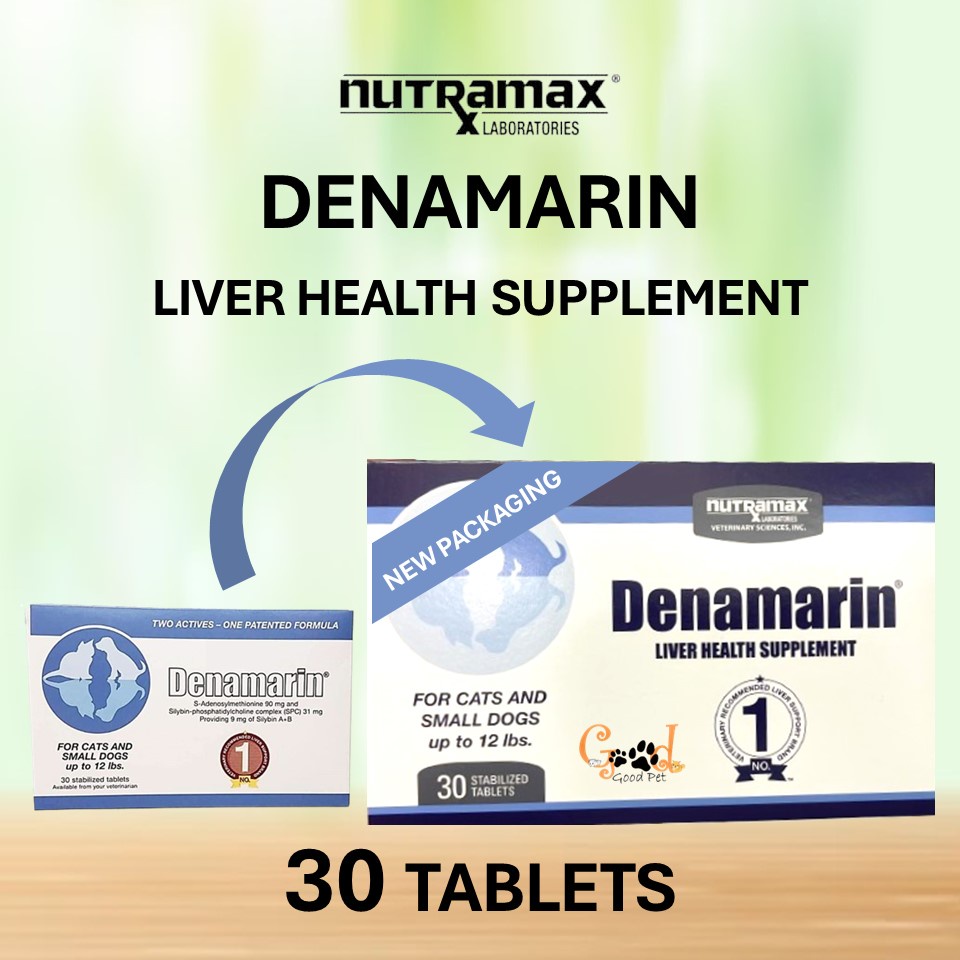Nutramax Denamarin 90mg 30 tabs for cats & dogs/ Liver Supplement
