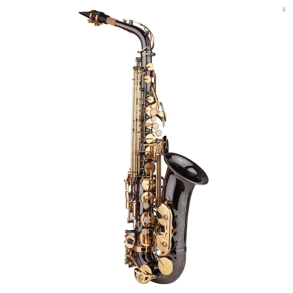 Saxophone Eb Eflat Alto Saxophone Sax NickelPlated Brass Body with