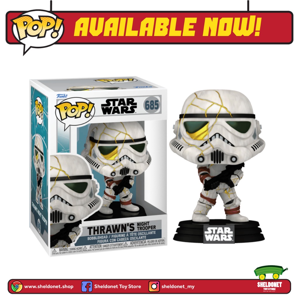 Funko Pop! Star Wars Ahsoka – Thrawn’s Night Trooper (Right) Vinylfigur, Ca. 3,75 Cm, Sammlerstück