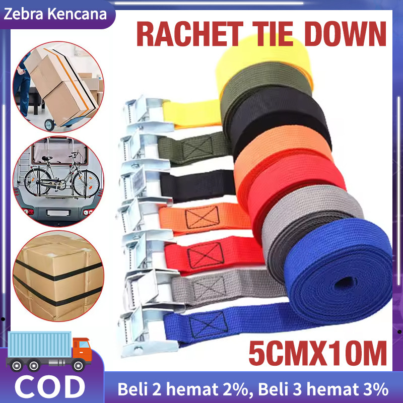10 Ton Ratchet Tie Down Speed Strap 4 cm X 6M/8M/10M 5CMx 6M/8M Lashing ...