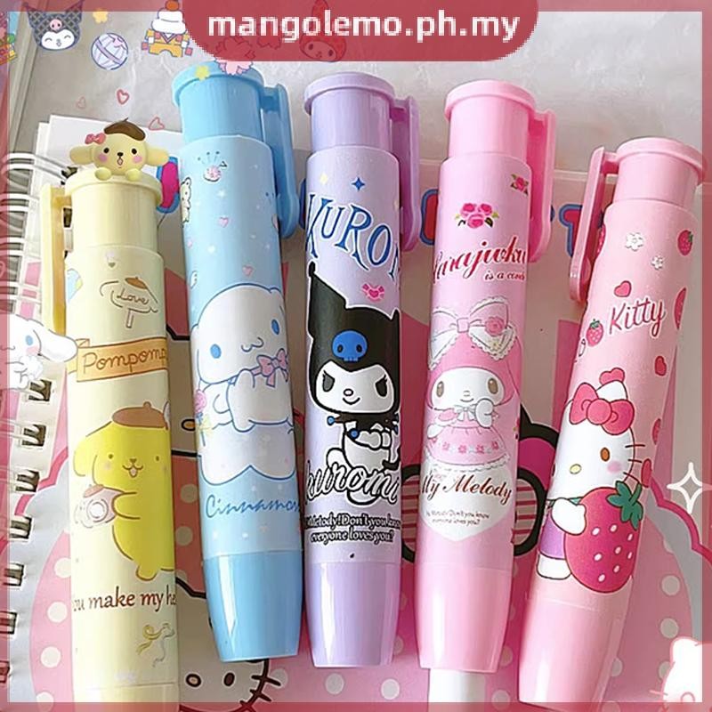 [MANGO] Creative Sanrio Kawaii Press Eraser Anime Hello Kitty Kuromi My ...