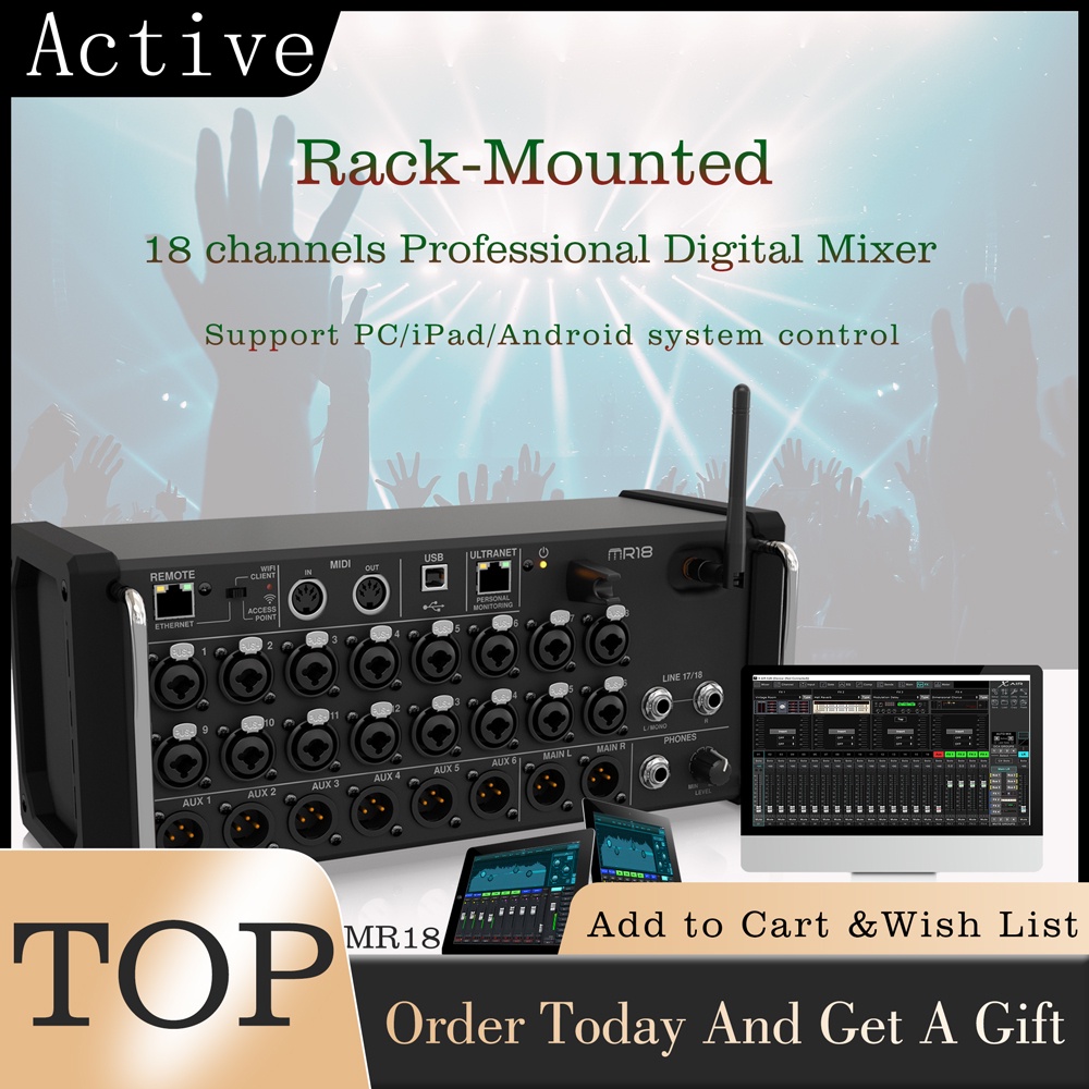 Air MR18/XR18/XR16 18channel Professional Digital Mixing Studio