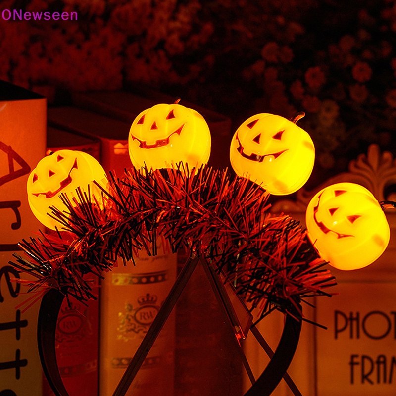 ONew Halloween LED Pumpkin With 6 Different Flashing Light Modes, Light