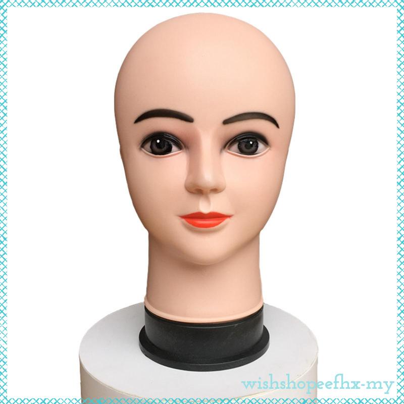 Female Bald Mannequin Head Manikin Head Model Stable