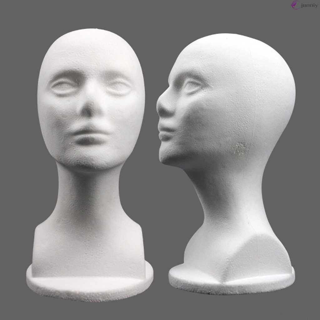 Polystyrene Styrofoam Foam Head Hat Wig Bracket Mannequin Head Display
