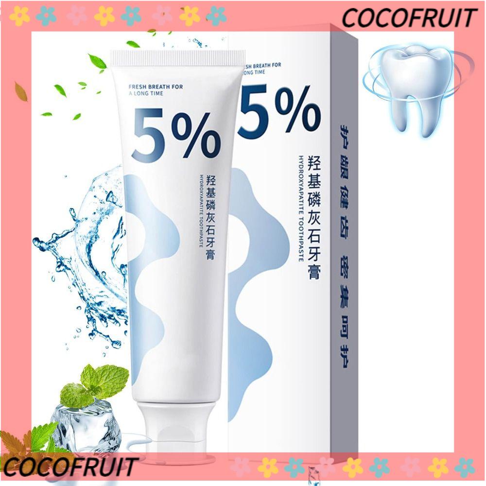 COCOFRUIT Brightening Toothpaste, Teeth Whitening Hydroxyapatite