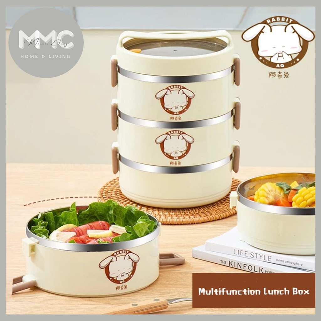[MMC]Lunch Box Food Storage Box Portable Insulated Food Container Bento ...