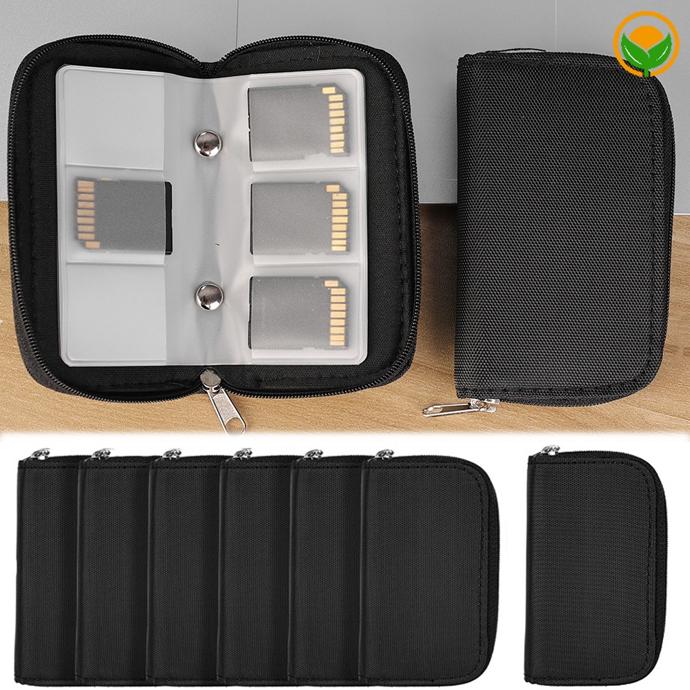 Waterproof AntiStatic Universal Phone Memory Card Carrying Case/ Black