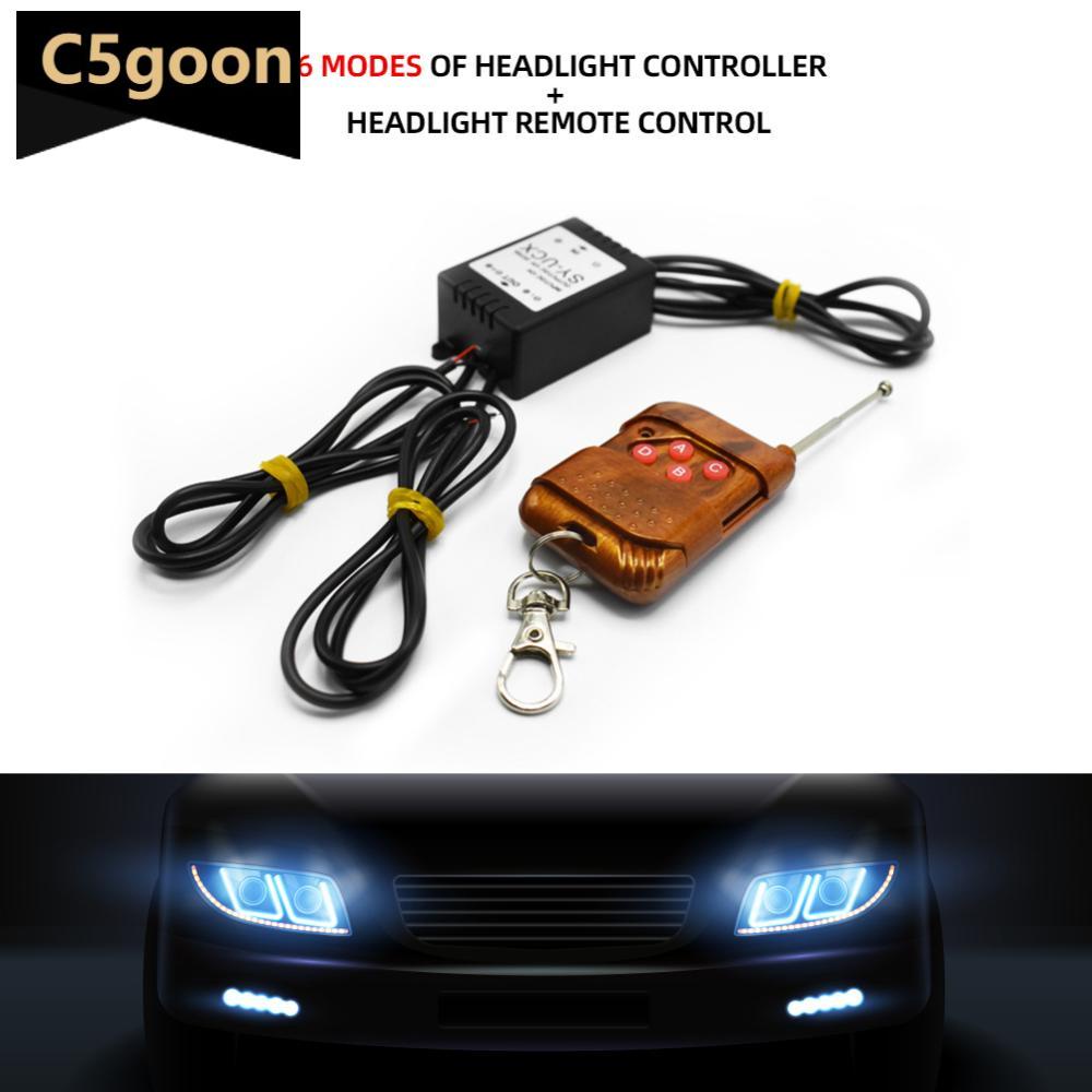 C5GOON Car LED Controller LED Strobe Wireless Remote Control For Fog ...