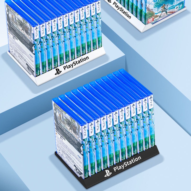 For PS4/PS5 Desktop Card Box Holder Cassette Storage Rack Game Disc ...