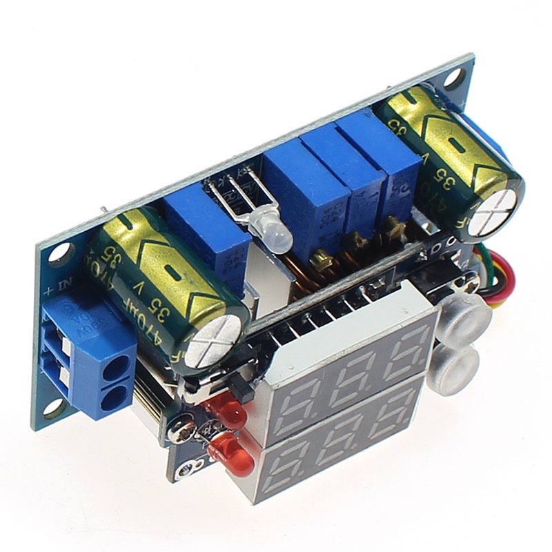 5A DC-DC Digital Display Step Down Module CV CC 2 LED Buck Charging ...