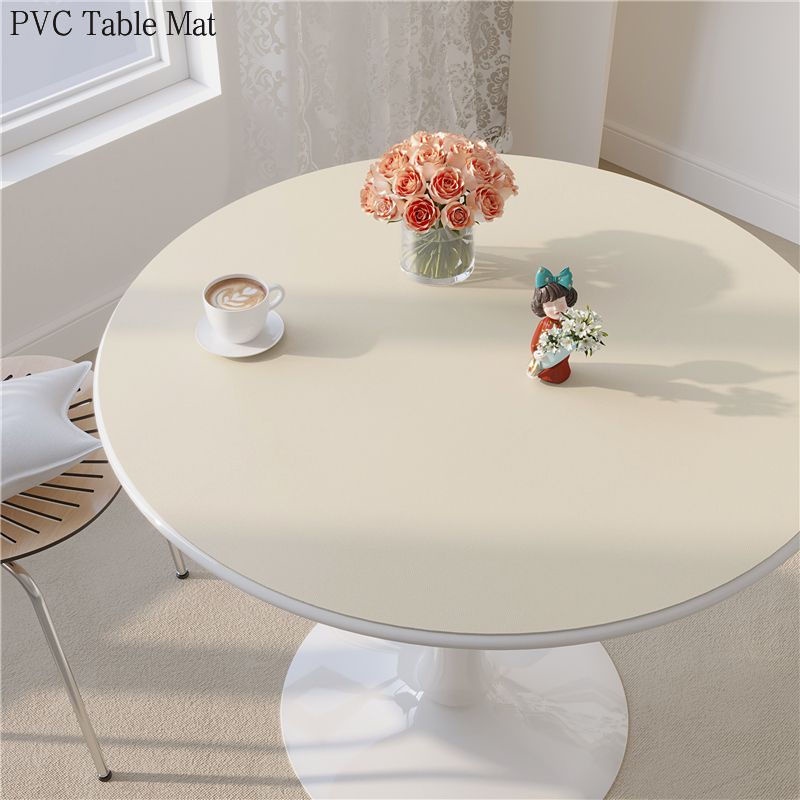Round Table Table Mat Household Tea Table Mat Waterproof Oil-proof No ...
