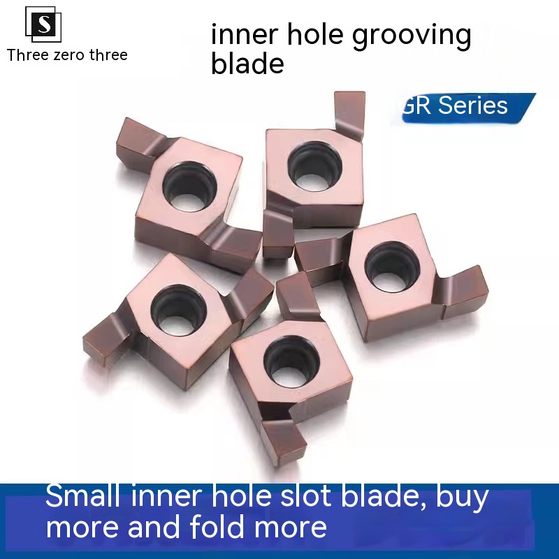 CNC small hole inner groove cutting blade 6/7/8/9GR inner hole end face