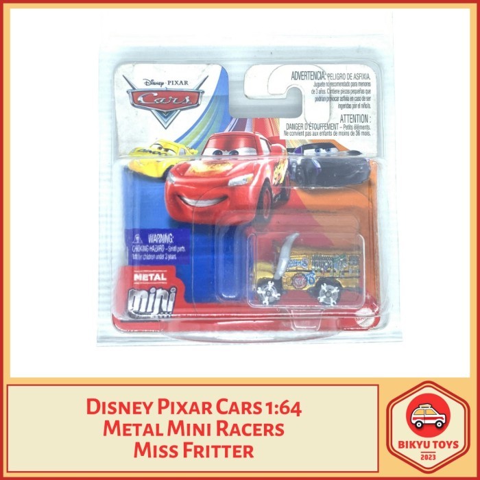 Disney Pixar Cars 1:64 Metal Mini Racers Miss Fritter CHASE | Shopee ...