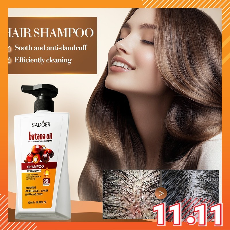 MAY SADOER Batana Oil Scalp Smoothing Haircare Shampoo Anti Dandruff ...