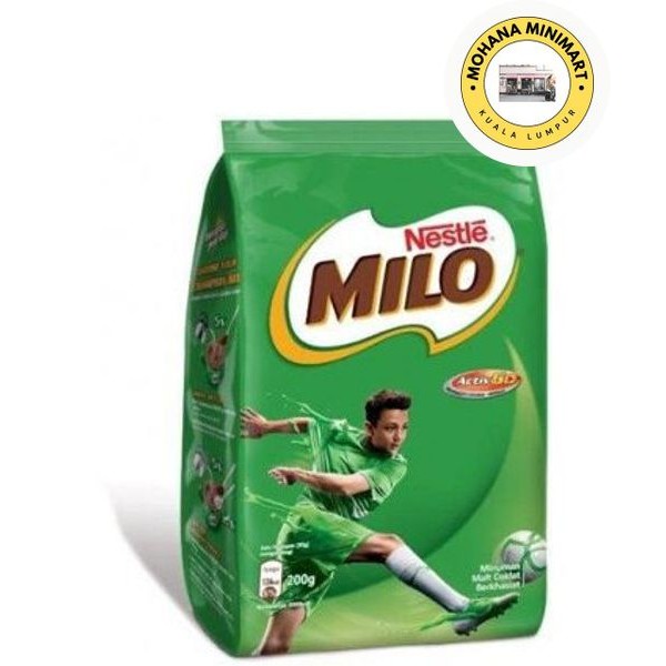 Nestle Milo Powder Original Chocolate Malt Drink Soft 200g | Shopee ...