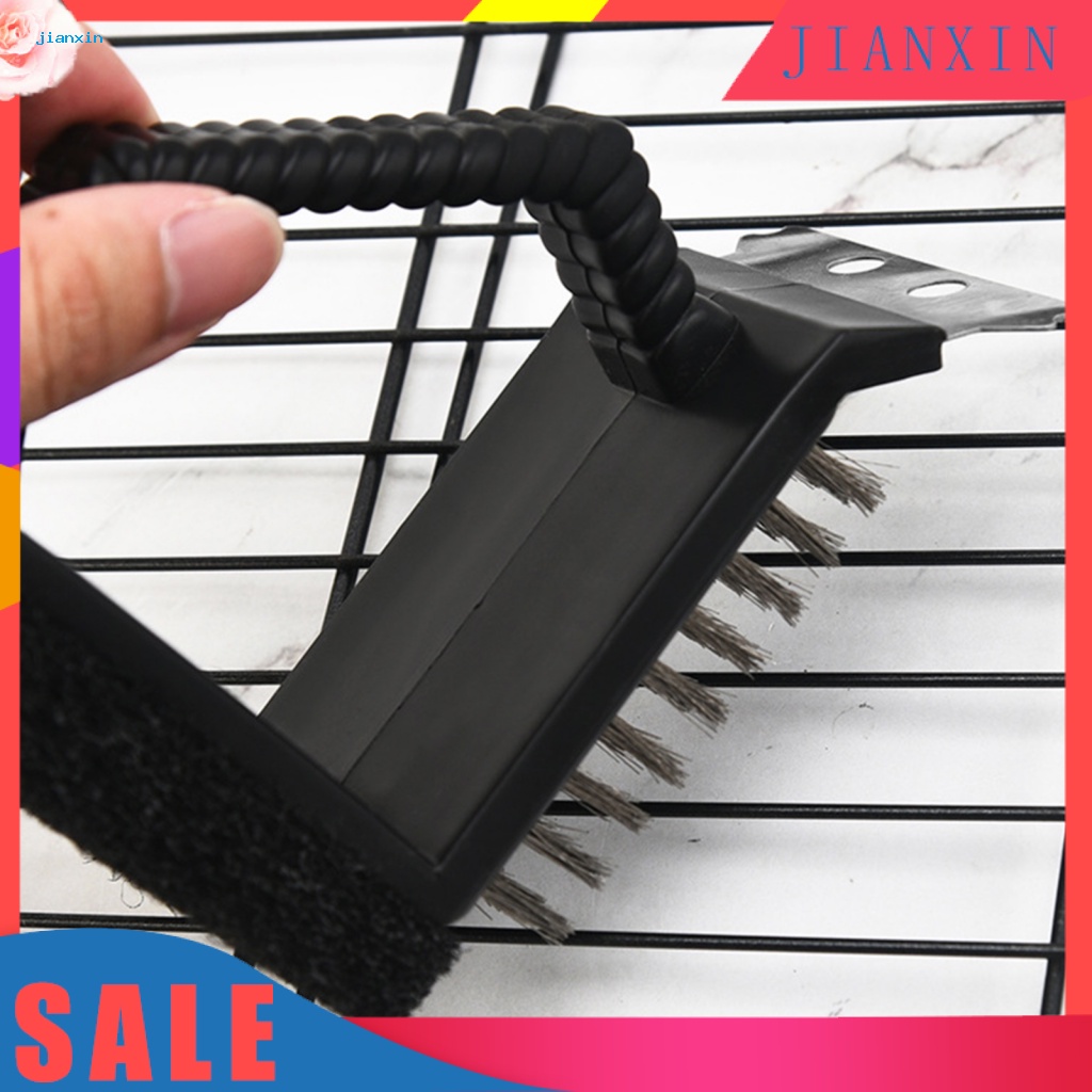 Grill Cleaning Brush Cleaning Sponge 3in1 Grill Scrubbing Brush