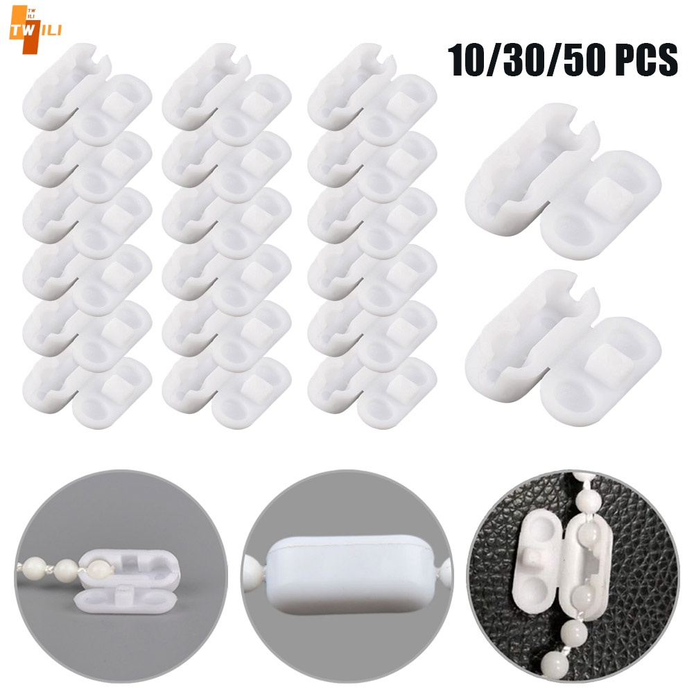 TWILIGHT Blind Pull Cord Connector Clips For Plastic Chain Roller Roman Vertical Curtain