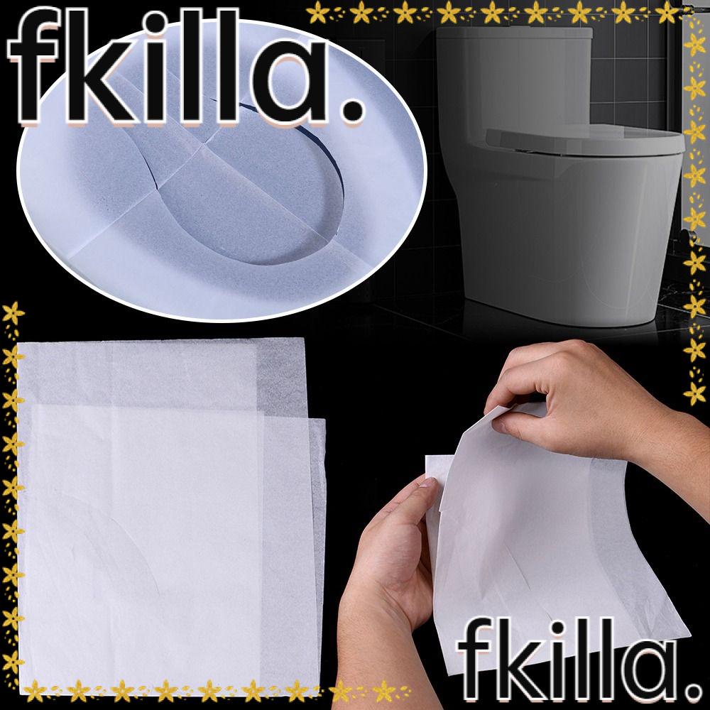 FKILLA1 100 sheets/box Toilet Mat, Disposable Not Clogged Toilet Paper