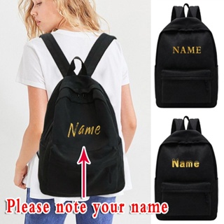 Logo Custom Canvas Backpack Men and Women Korean Style Simple School Bag  for Primary and Middle School Students Bags - China Students Bags and  Backpack price