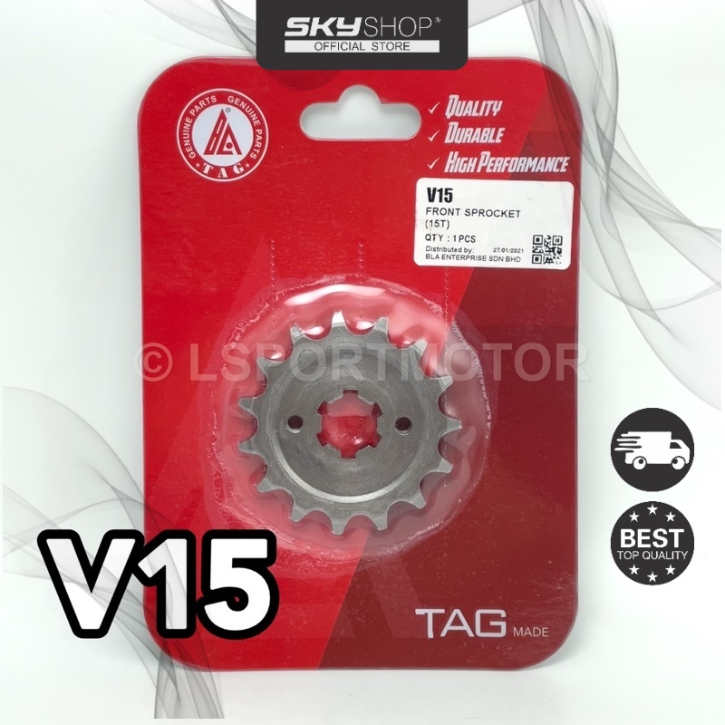 bajaj v15 chain sprocket