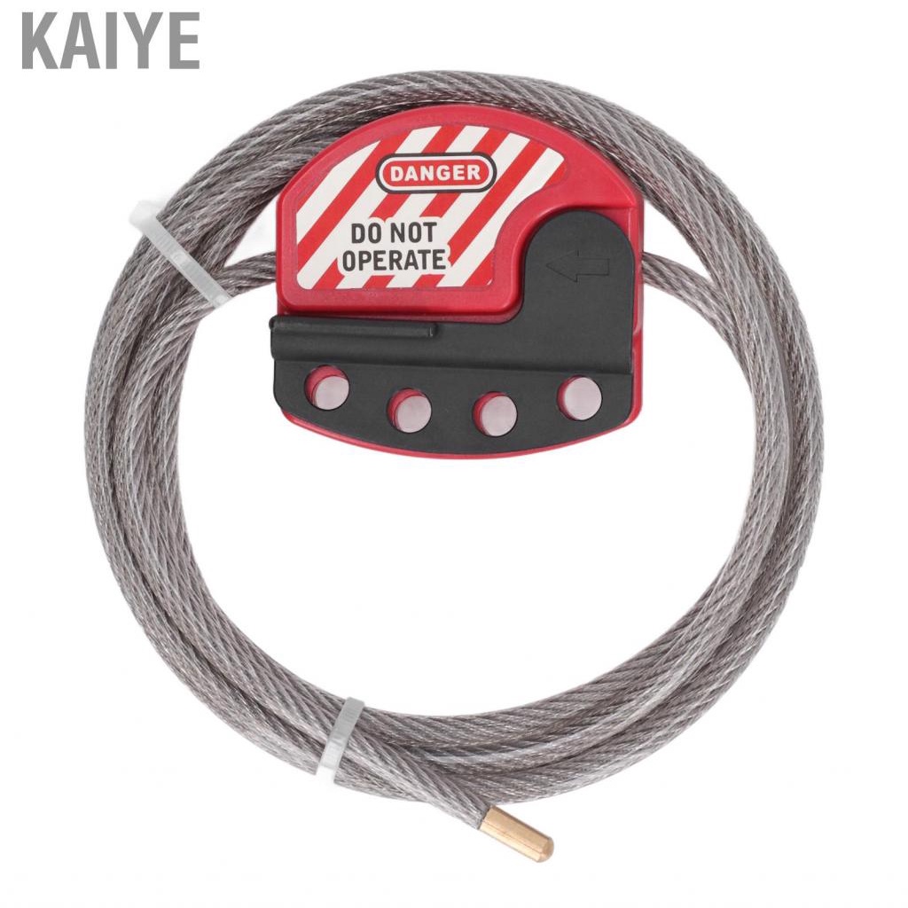 Kaiye Adjustable Cable Lock Wide Application Stainless Steel Wire