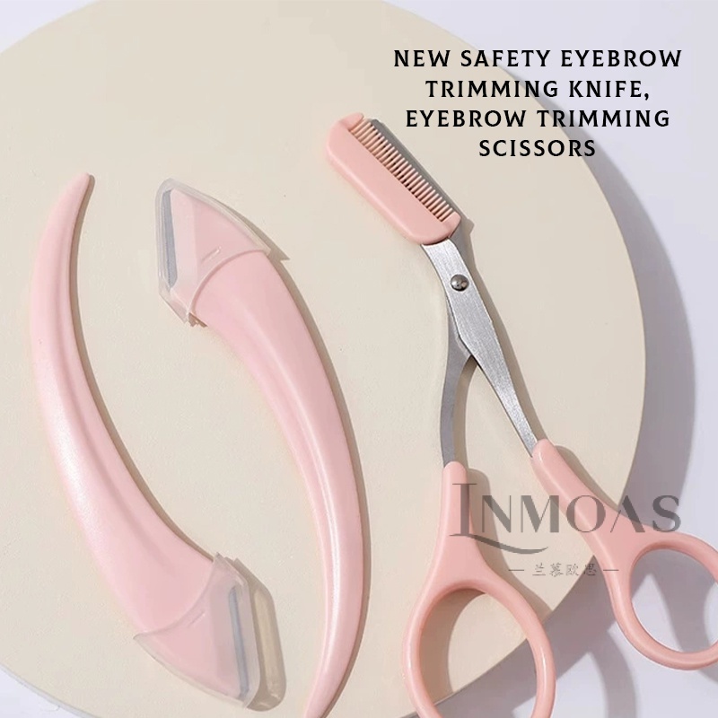 2023 New CrescentShaped Eyebrow Trimmer Safety Eyebrow Trimmer Eyebrow