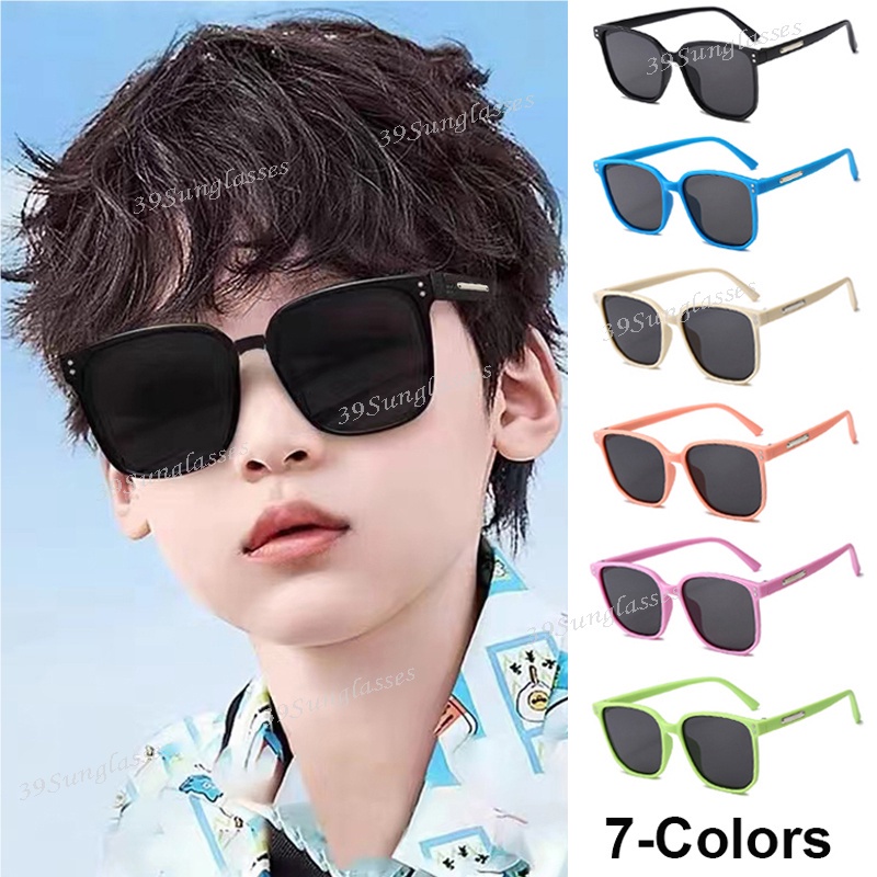 Children's Fashion Korea Sunglasses Candy Color Cute Baby Square Large ...