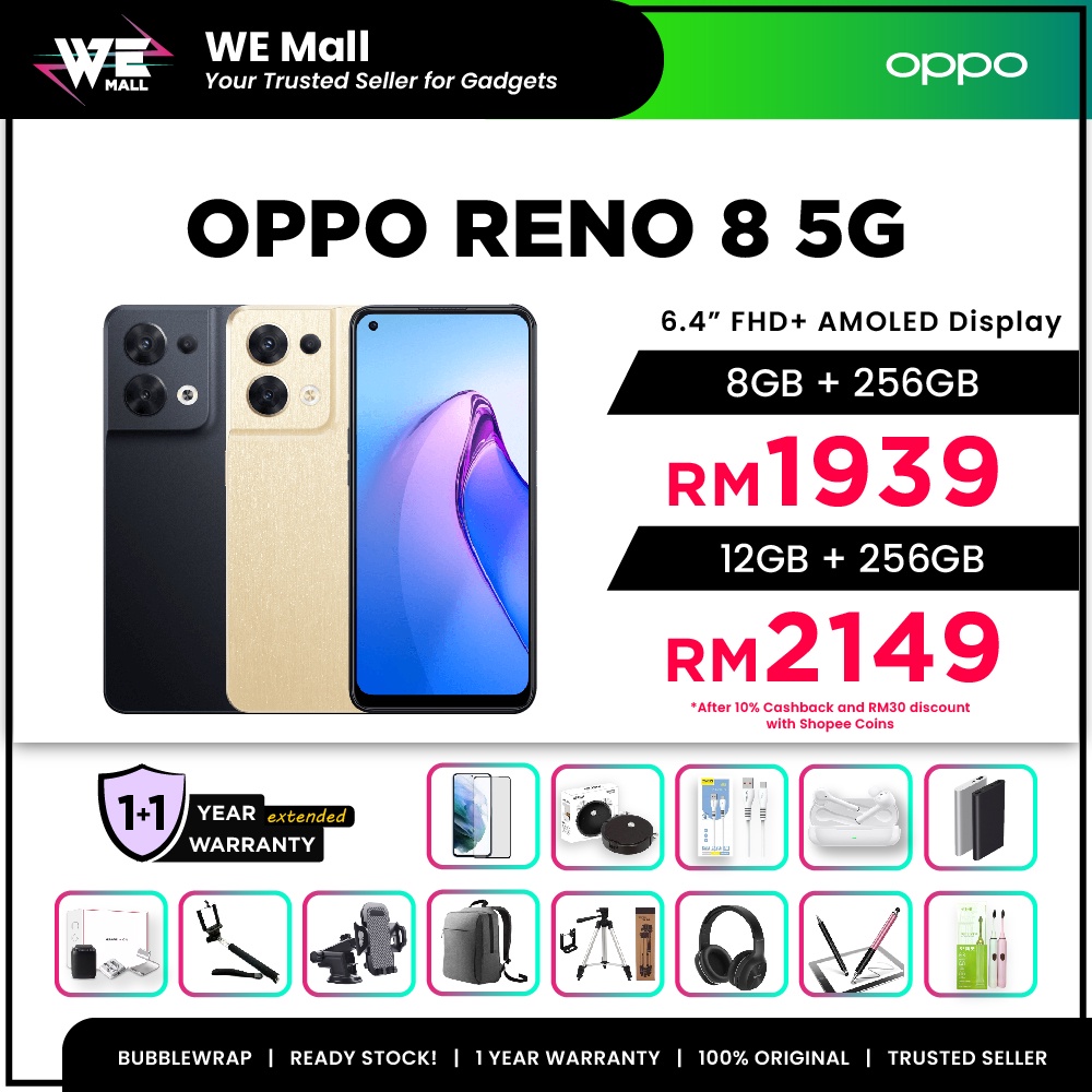 Oppo Reno 8 5G 12GB+256GB Black