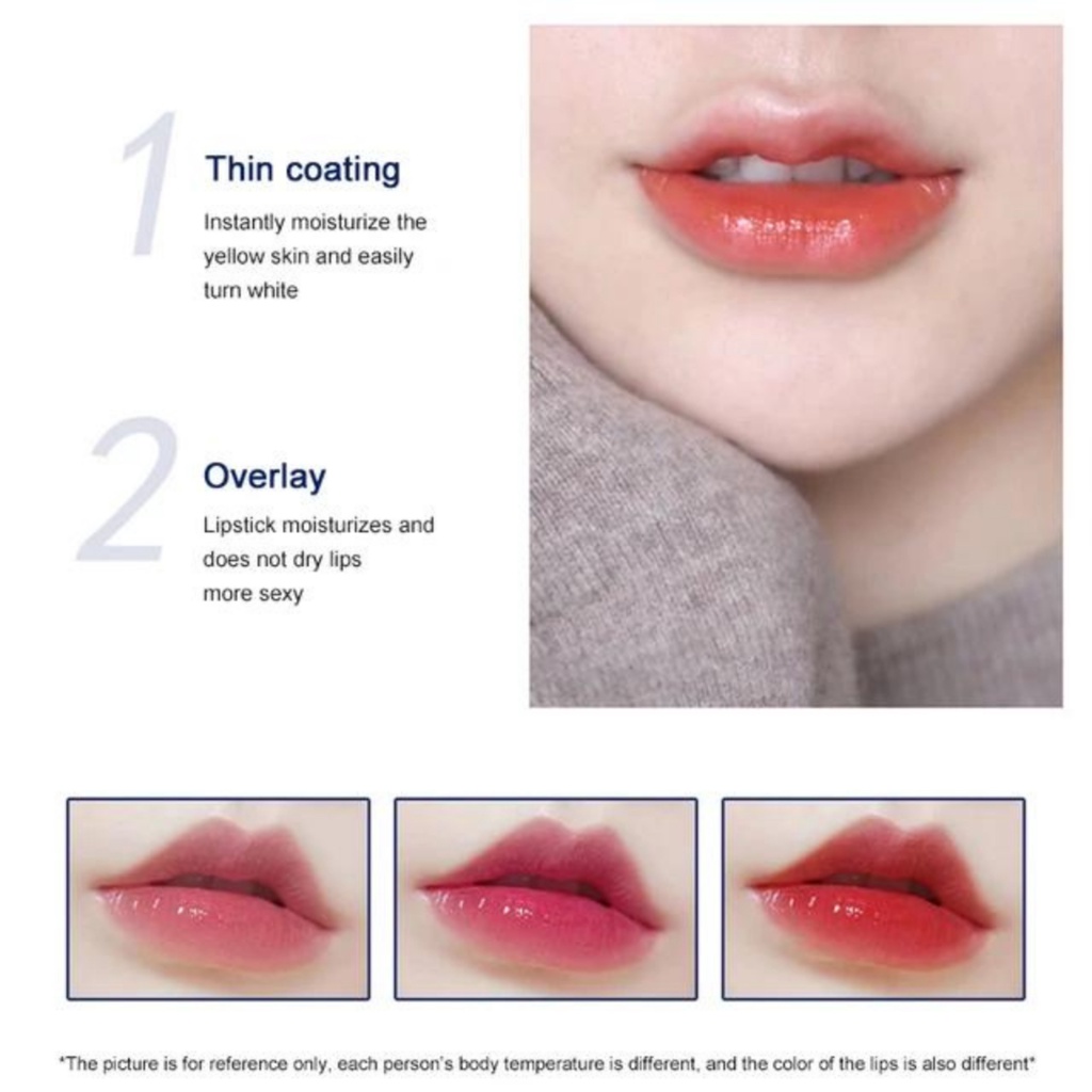 HANBOLI 24K Temperature Changing Color Lip Balm Long Lasting | Shopee ...