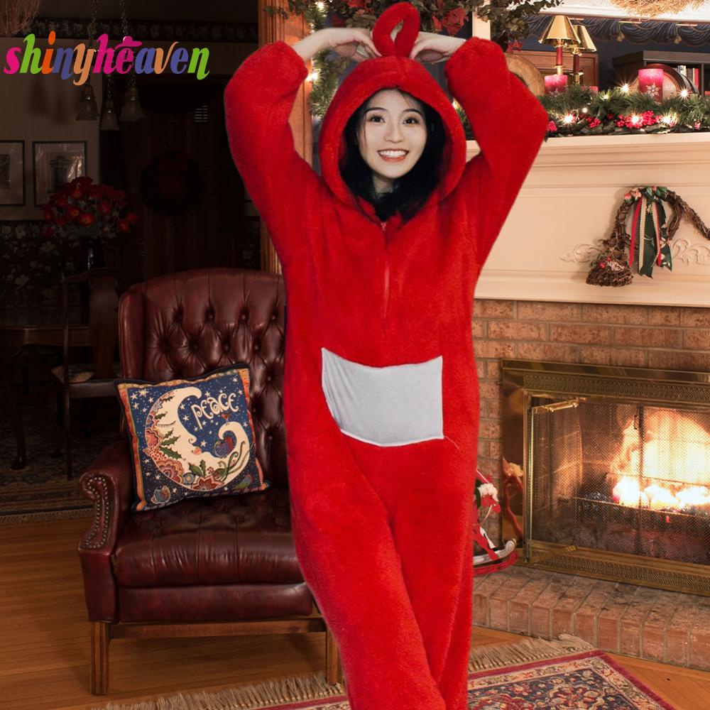 [shinyheaven.my] Teletubbies Kostüm Disi Onesis Lala Cosplay Jumpsuit