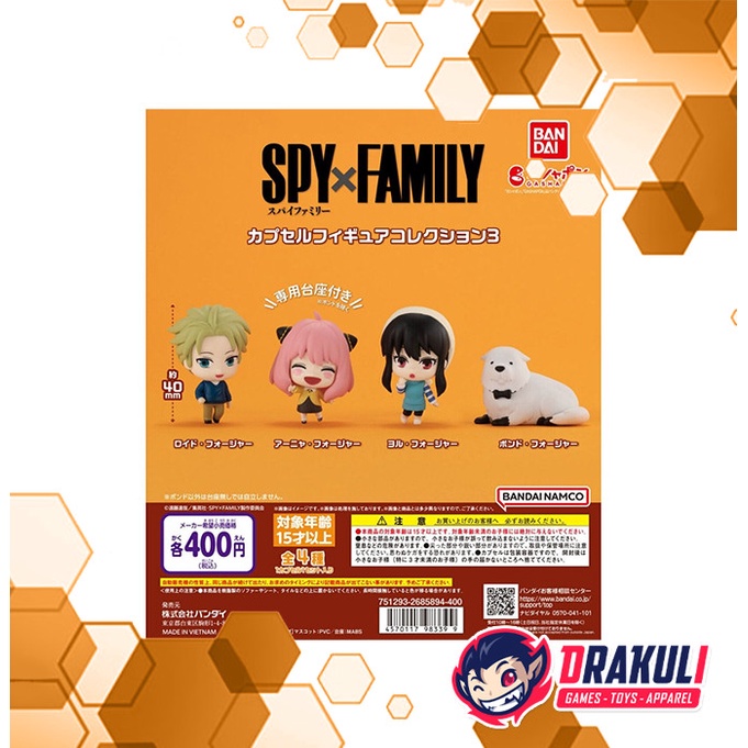 Gacha Gashapon Spy x Family Capsule Figure Collection | Shopee Malaysia