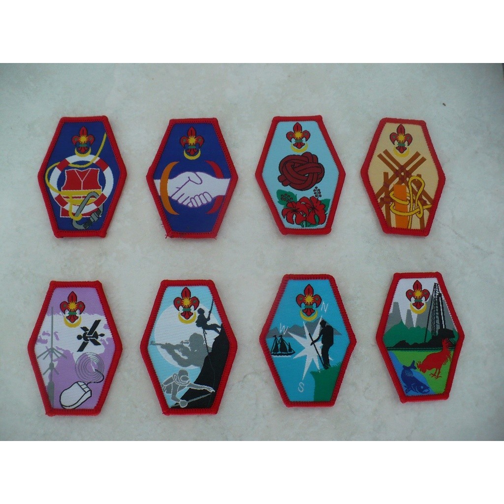 MALAYSIA ROVER SCOUT BADGES FULL SET CURRENT ISSUE | Shopee Malaysia