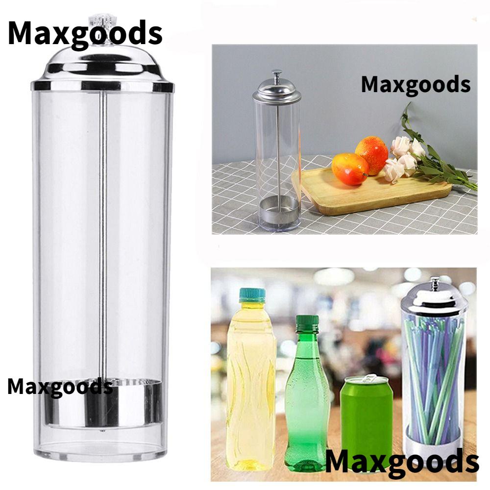 MAX Straw Dispenser Household Kitchen Bar Accessories Container Bottle