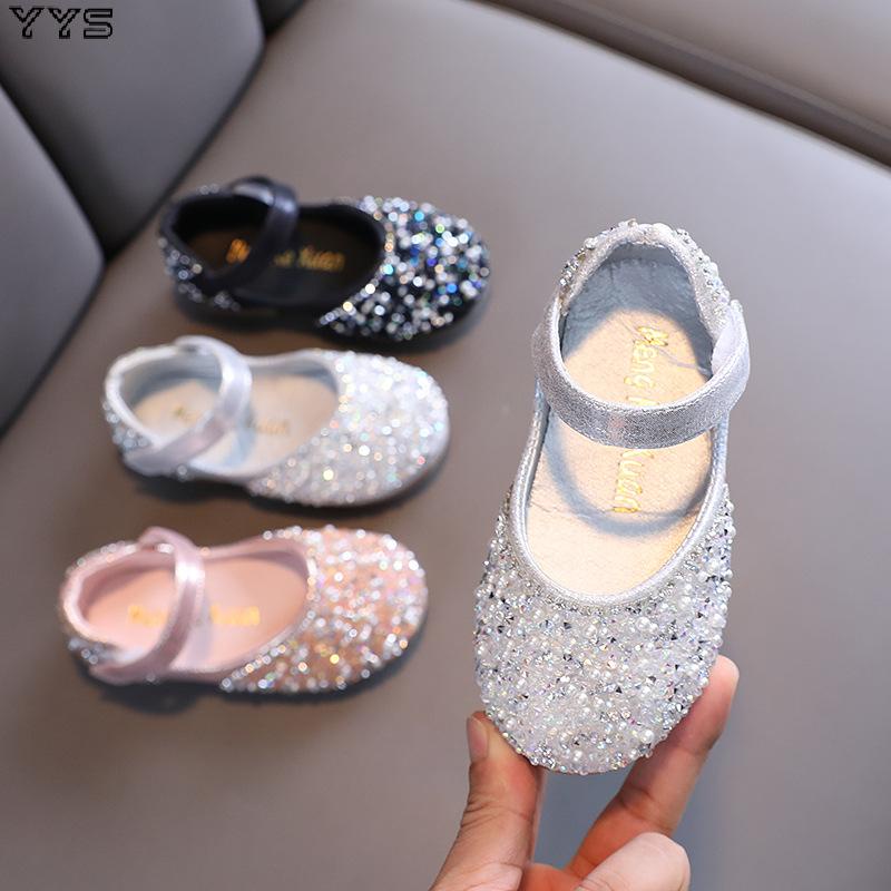 Girls Princess Shoes Girls Baby Fashion Crystal Shoes Children Soft
