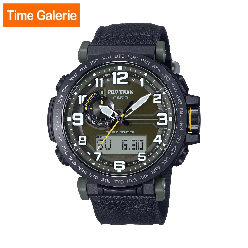 Casio Pro Trek Tough Solar Triple Sensor Bio Based Resin Analog Digital Men Watch Prg 601yb 3